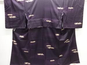 花唐草模様暈し小紋着物